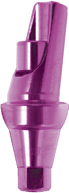 Anatomical Angular Titanium Abutment 15°, Conical